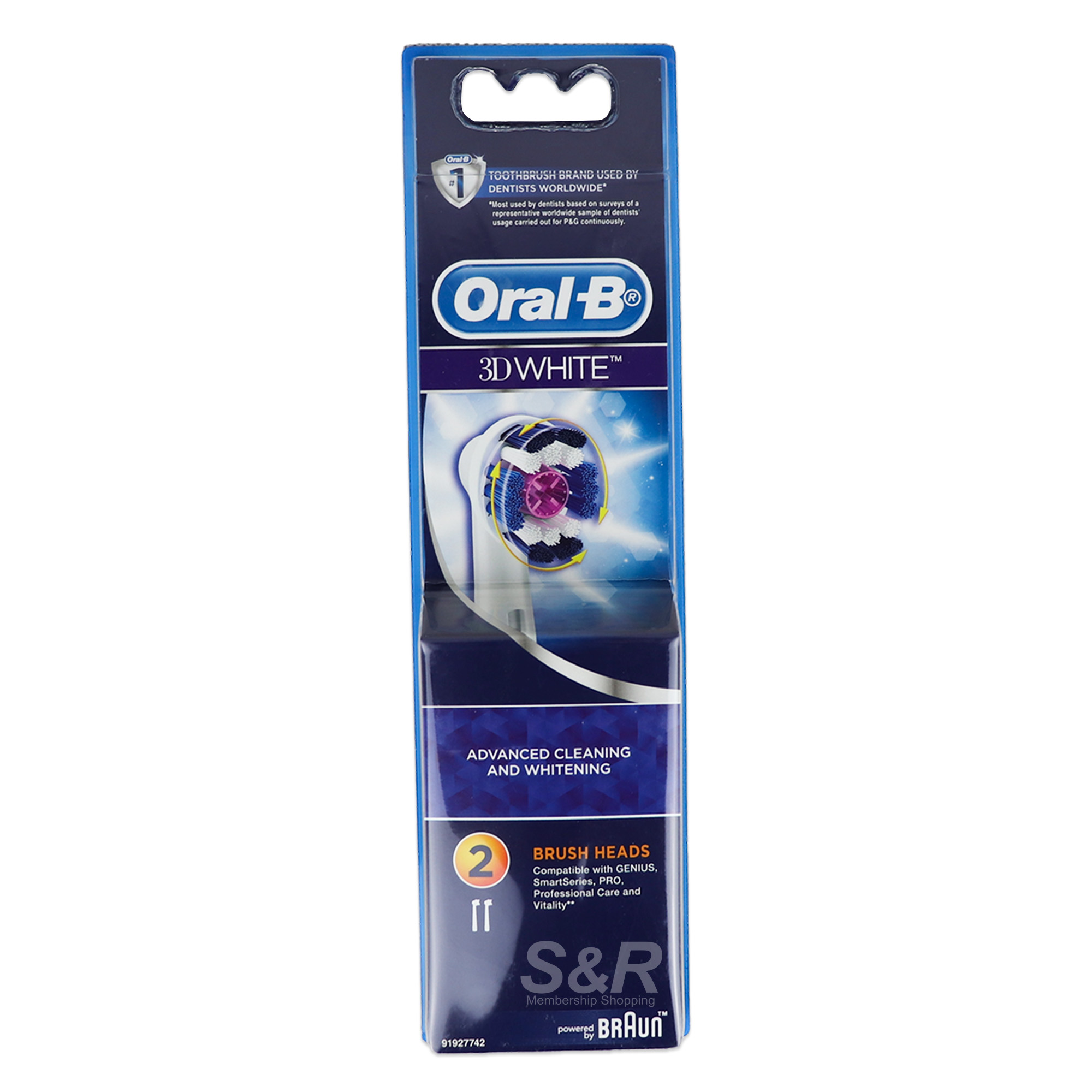Oral-B 3D White Brush Heads 2pcs Oral-B 3D White Brush Heads 2pcs